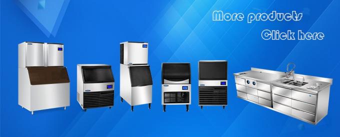 Kostkarka do lodu ze stali nierdzewnej R401A 60 kg Chłodzenie powietrzem 14